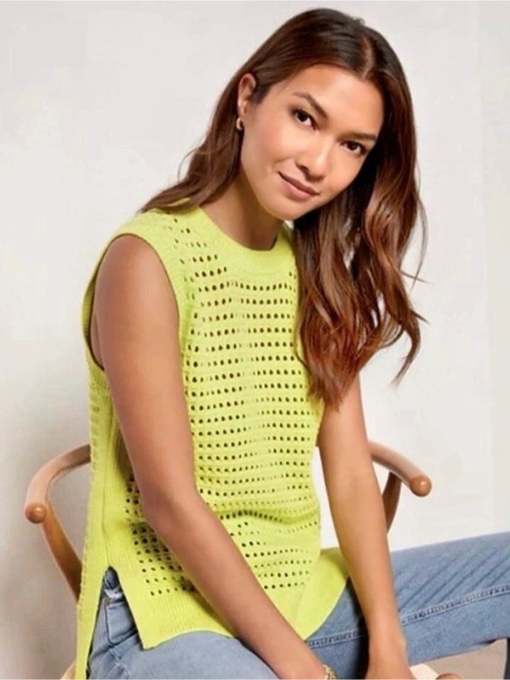 Varley Darin Longline Knit Tank